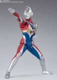 Bandai, Ultra, блестящий базовый Ультрамен Тига, подвижная фигурка для новорожденных, (в наличии на складе), японская версия, SHF
