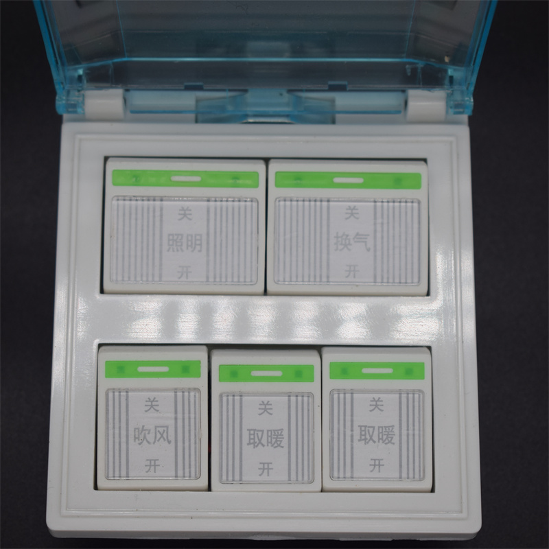 Warm Blower Bath SWITCH CARBON FIBER PTC UNIVERSAL SWITCH FIVE UNITED BATH OVERPOWER SWITCH Waterproof Cover 16A86 Type