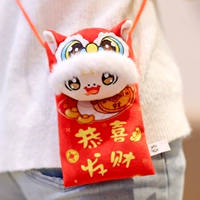 Белая милая сокровища змея красная конверт 20*10 см