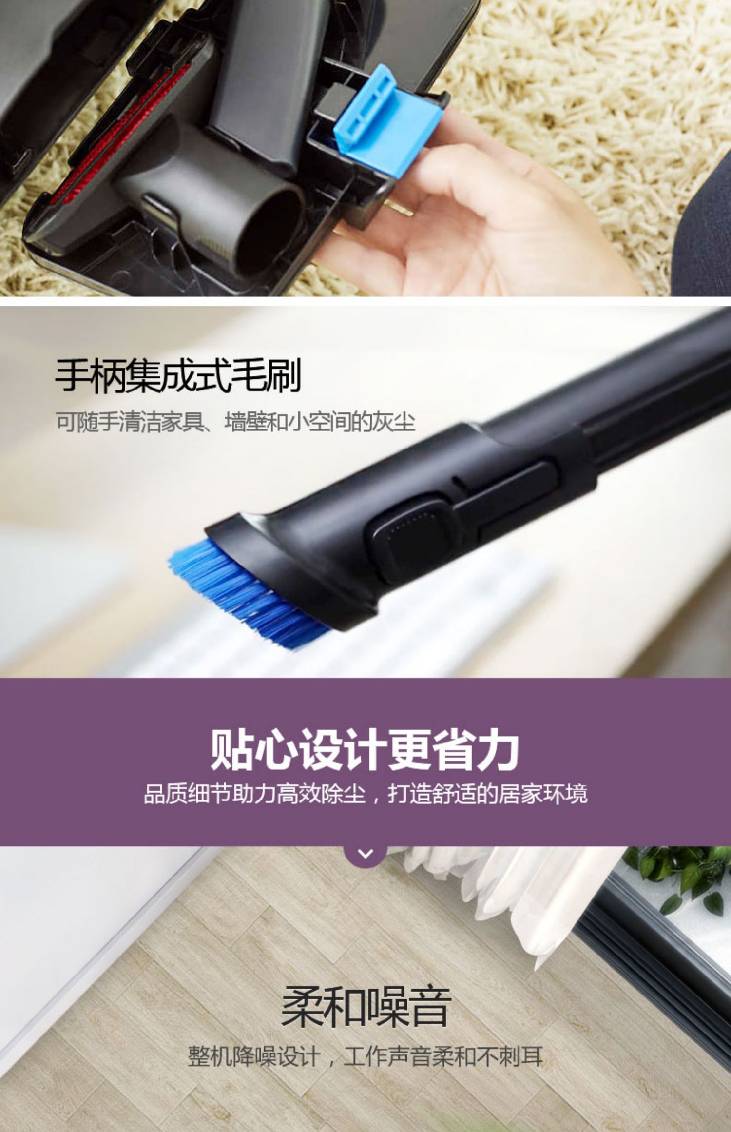 robot làm việc nhà Máy hút bụi gia đình nhỏ Philips máy hút bụi mạnh mẽ công suất cao FC9732 Máy hút bụi cầm tay chính hãng hàng đầu - Máy hút bụi máy hút bụi tự động