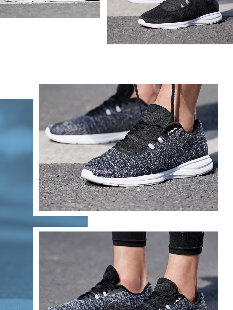 Giày chạy bộ Li Ning giày nam mới màu đỏ nhẹ, nhẹ, một đôi giày thể thao mùa thu dệt ARBN073 giày the thao nữ màu trắng