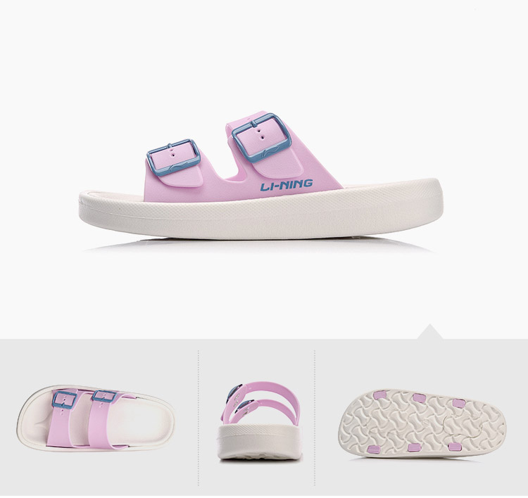 Li Ning dép nữ giày mới Clap nhẹ mùa hè giày thể thao nữ AGAN002 dép sục gucci