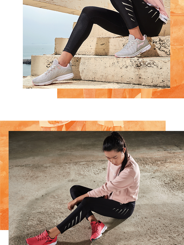 Giày chạy bộ Li Ning nữ mới, giày chống trượt nhẹ, chống trượt, giày thể thao màu đen mùa thu và mùa đông giày bitis nữ
