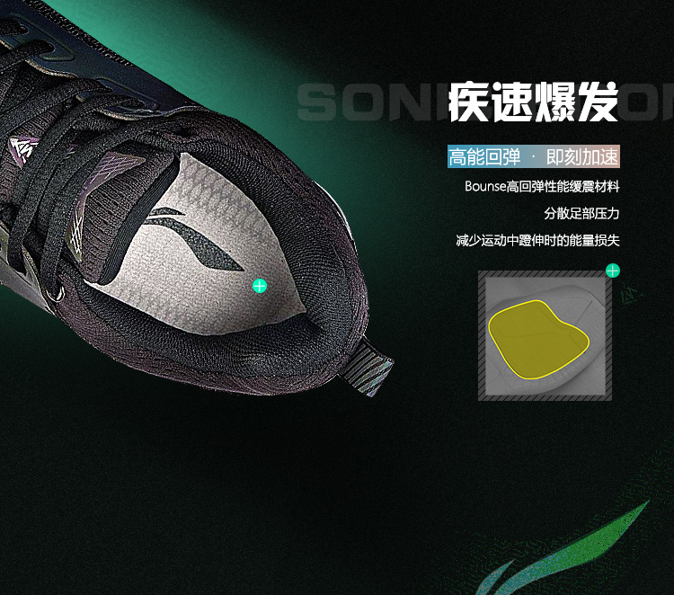 Giày cầu lông Li Ning Giày nam chống sốc hấp thụ hồi phục hỗ trợ ổn định chống trượt giày thể thao mùa thu chuyên nghiệp AYZN009 giày thể thao nữ nike