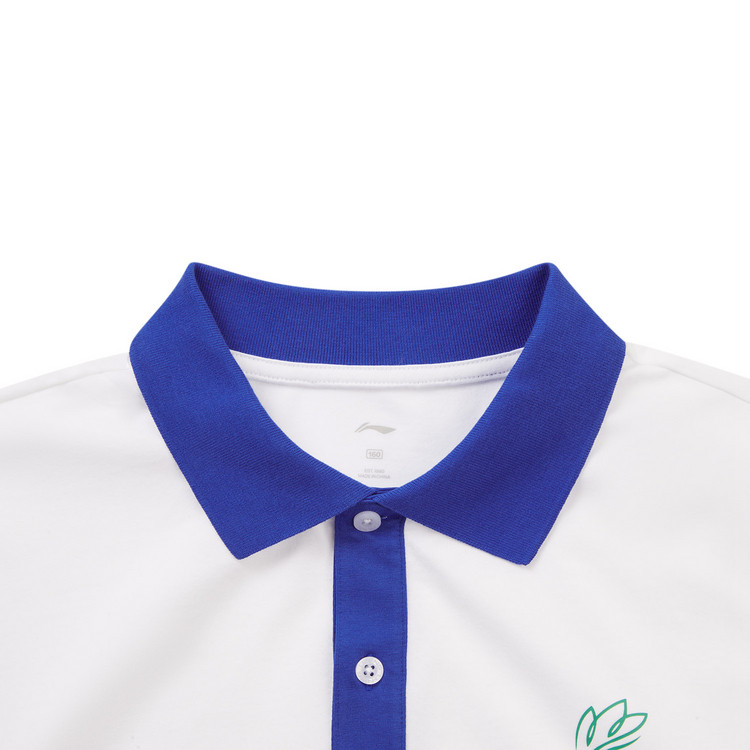 Рубашка поло Детская 李宁童装长袖polo衫男大童2025新款运动生活系列秋季休闲翻领童装 Lining