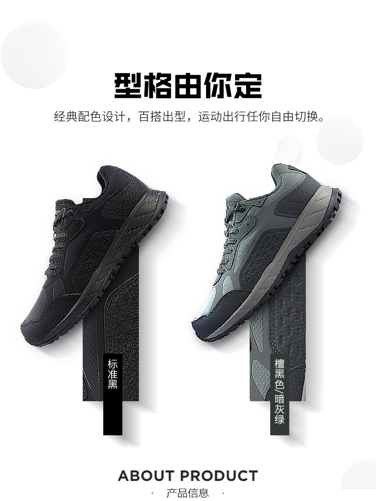 Giày chạy bộ Li Ning Giày nam Li Ning Yun Wolf Tower hấp thụ sốc mùa thu và mùa đông giày chống trượt ngoài trời giày thể thao ARHN205 giày chạy bộ nam hà nội
