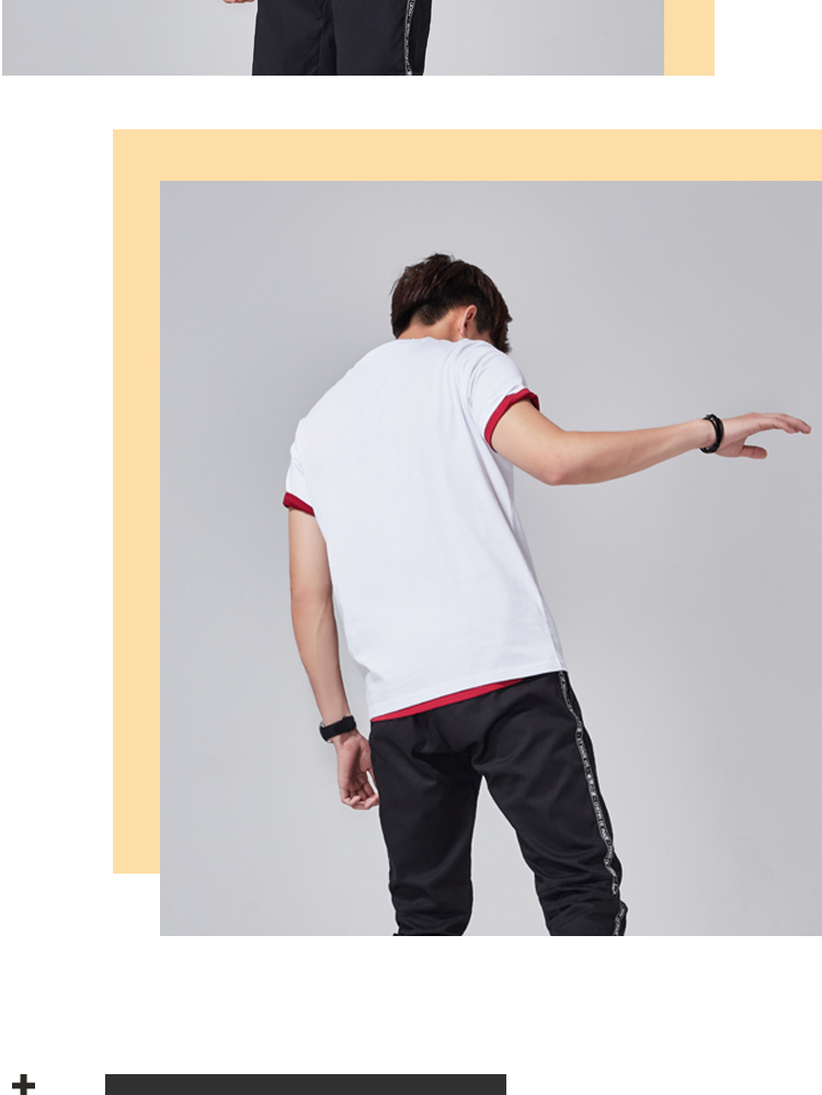 Li Ning áo thun ngắn tay nam hàng loạt đồ thể thao mới Wade cổ tròn thể thao dệt kim nam - Áo phông thể thao áo thun lạnh the thao nam