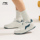 Мягкие кроссовки Li Ning Tianji; мужская летняя повседневная обувь в классическом стиле ретро; удобная черно-белая спортивная обувь на мягкой подошве mini 4