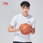 Li Ning áo thun ngắn tay nam hàng loạt bóng rổ mới thể thao - Áo phông thể thao áo thun thể thao nam