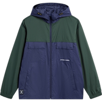 Li Ning windbreaker autumn new hooded thin coat mountaineering fishing windproof couple style outdoor sportswear for men and women