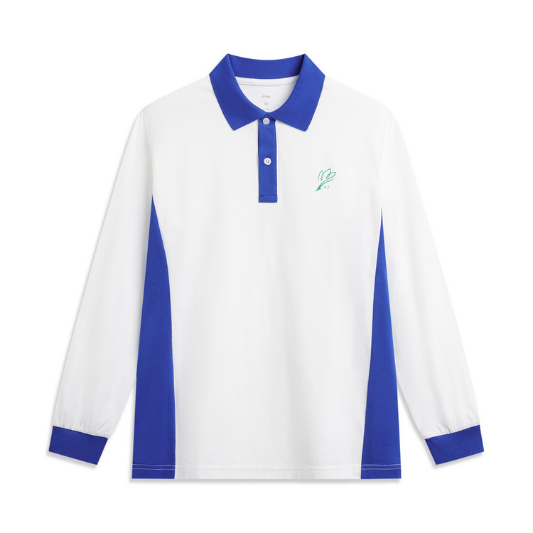 Рубашка поло Детская 李宁童装长袖polo衫男大童2025新款运动生活系列秋季休闲翻领童装 Lining