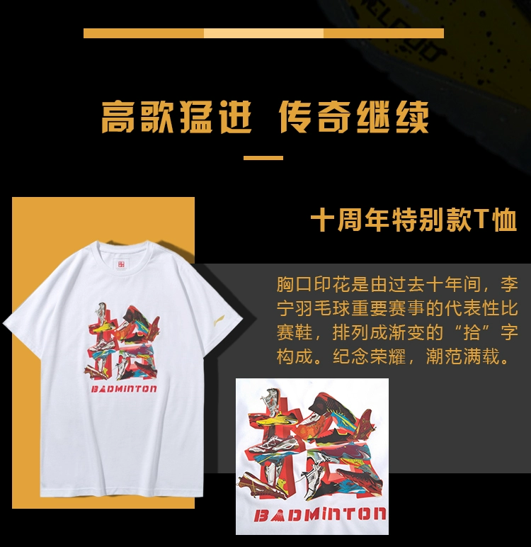 Giày cầu lông Li Ning Giày nam 2019 Giày cầu lông chuyên nghiệp mới Giày thể thao nam chống trượt AYAP023 - Giày cầu lông