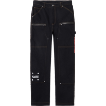 China Li Ning x PLEASURES joint series casual pants for men 2024 new winter loose sports pants