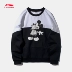 Li Ning Disney Mickey tên áo len nữ 2019 mới áo thun dài tay mùa thu lỏng áo nữ - Thể thao lông cừu / jumper