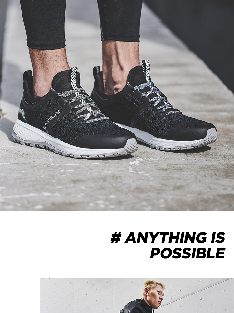 Giày chạy bộ Li Ning Giày nam Li Ningyun chống sốc chống thấm nước ấm phản chiếu đêm chạy thấp để giúp giày thể thao mùa thu đông giày sneaker nam trắng
