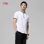 Li Ning ngắn tay áo polo nam 2018 mới Wade loạt đồ thể thao Slim nam mùa hè thể thao áo phông nam polo