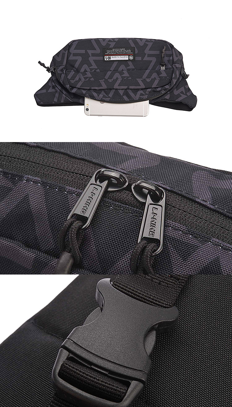 Túi đeo chéo nam Li Ning mới túi bóng rổ BAD FIVE thể thao mùa thu ABLN007 túi đeo hông chạy bộ hà nội	
