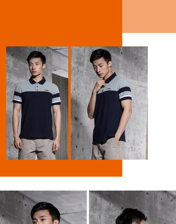 Li Ning ngắn tay áo polo nam 2018 mới thể thao hàng loạt cuộc sống ve áo ngắn mùa hè thể thao áo thun polo nữ