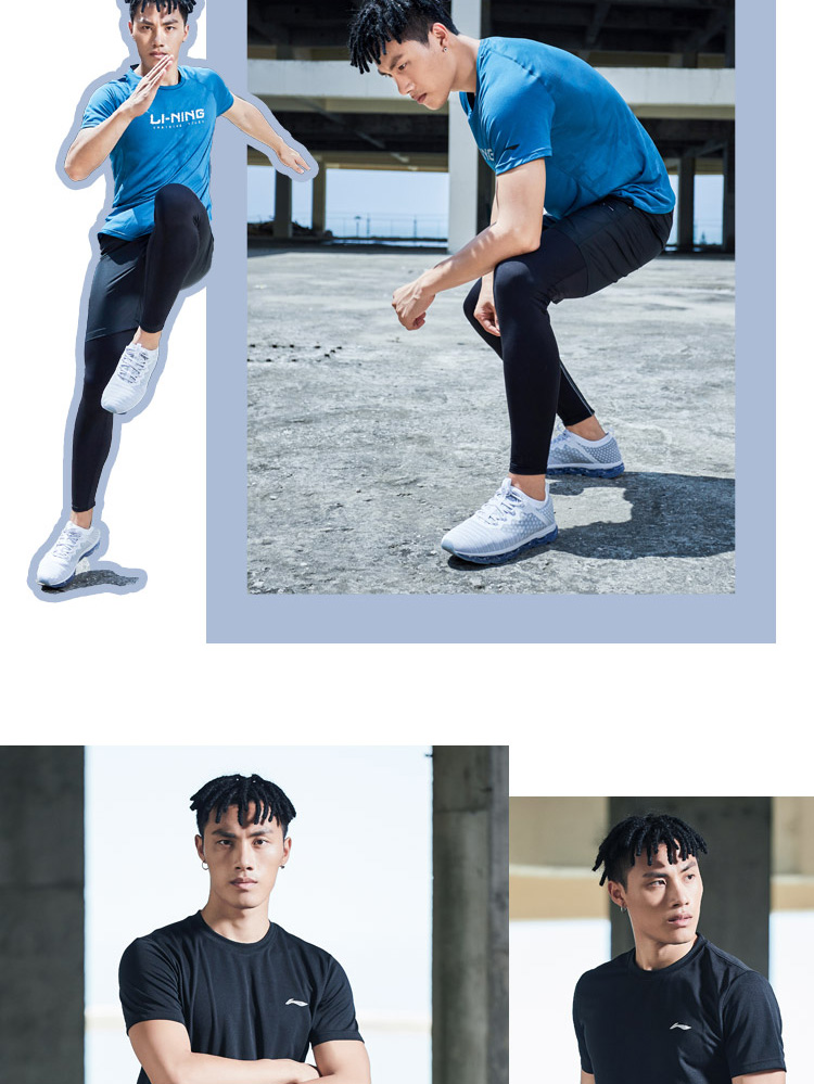Li Ning Thể Thao Quần Short Nam 2018 Mới Đào Tạo Loạt Mỏng Ngắn Thể Thao Mùa Hè Quần AKSN183 quần sooc thể thao nam