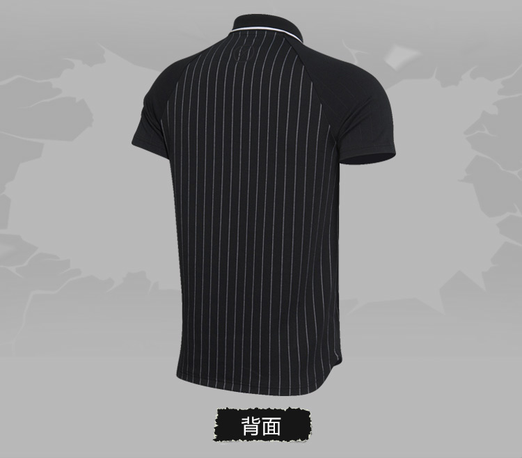 Li Ning áo sơ mi ngắn tay nam hàng loạt áo thể thao Wade APLM139 áo polo nam trang