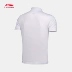 Áo thun polyester tay ngắn nam Li Ning mùa hè trung niên thể thao nam và áo thun giải trí áo polo nam nửa tay áo thủy triều