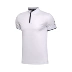 Li Ning áo ngắn tay polo nam Wade loạt cotton thể thao ve áo APLM143 áo polo cao cấp Áo polo thể thao