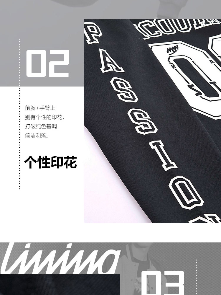 Li Ning áo len nam nữ có cùng một đoạn đời mới thể thao áo thun dài tay cổ tròn thể thao mùa thu quần áo thu đông nữ