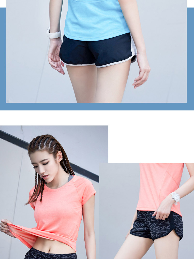 Li Ning quần short thể thao nữ chạy loạt phản quang dệt quần bó sát mùa hè ngắn quần adidas 3 sọc