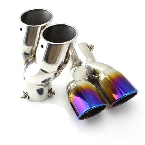 2016 17 18 19 Mitsubishi модифицированные хвостовые горло Outlander от декоративной выхлопной трубы внешние автомобильные принадлежности