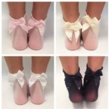 Calzedonia 2019 Summer New Girls Stockings Bow European Roots Root Droda Edge