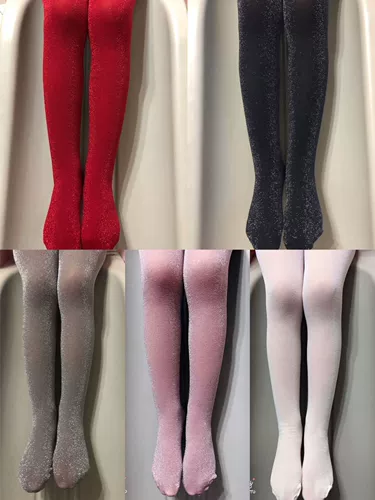 Колготки для девочек Calzedonia весна-лето, тонкие и непроницаемые, серия с блестками, в наличии 6 цветов