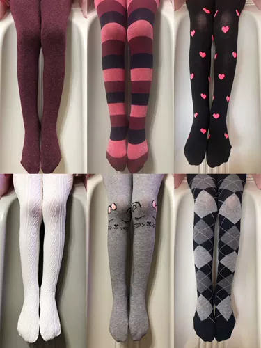 Calzedonia осенне-зимние вязаные колготки для детей и девочек, подходят для 12-15 градусов, бархатный бантик