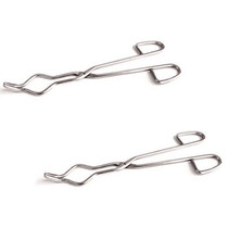 Crucible clamp round steel chrome-plated Cromi Crucible clamp dry pot clamp laboratory clamp