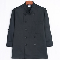 Черный топ с длинными рукавами