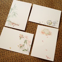 (Four hours) finished background card rubber stamp print card card paper card 250g Dutch White Card Print 8