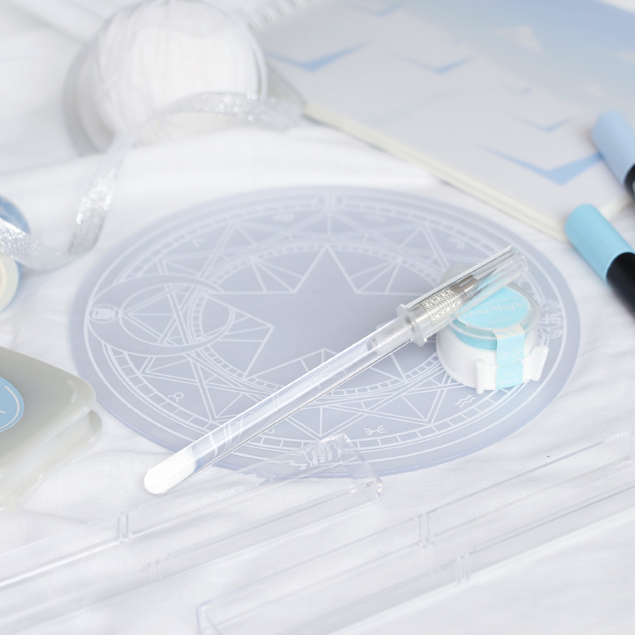 Transparent base plate small transparent carving knife suit hand ledger rubber stamp special price diy engraving paper art