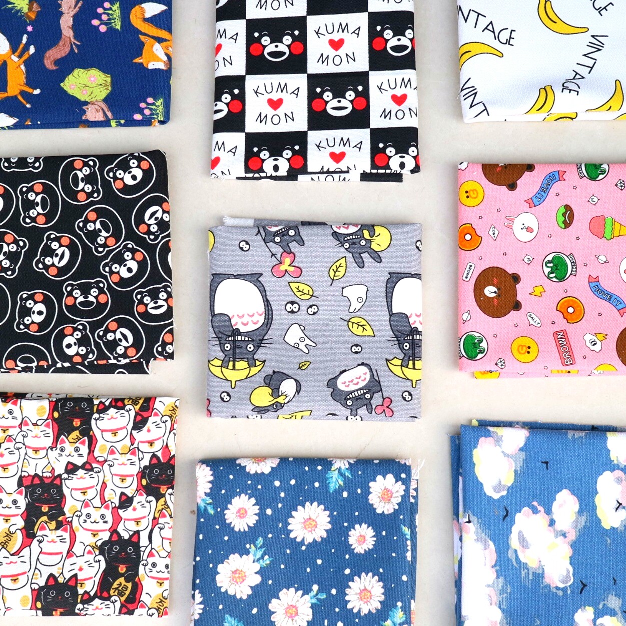 Canvas cloth head background cloth tablecloth Good-looking cloth diy fabric without lock edge 45*45cm