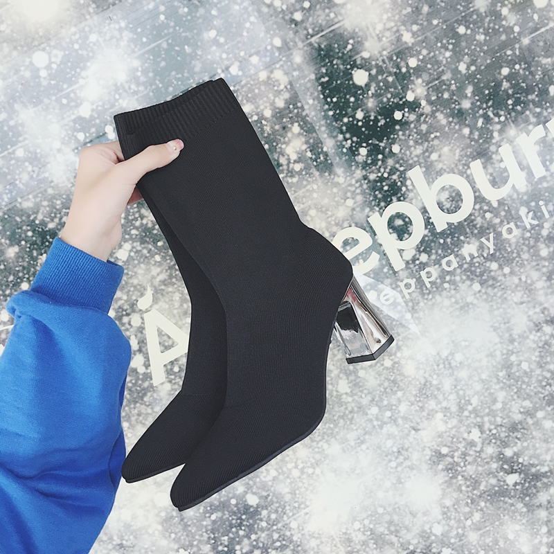 Bottes mi-saison femme       en Caoutchouc - Ref 3249536 Image 1