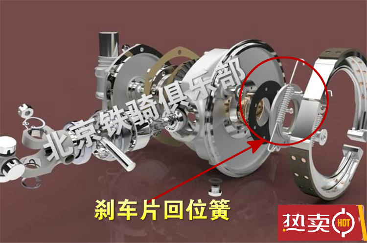 Sông Dương Tử 750 Tương Giang phía sau ba phụ kiện bánh xe phía trước và phía sau má phanh trở lại mùa xuân phanh mùa xuân phanh lại mùa xuân - Pad phanh giá bố thắng xe máy honda