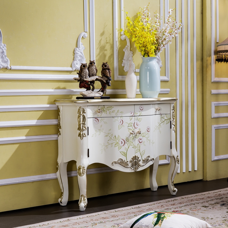 Eurostyle GENGUAN CABINET LIGHT AND LUXURIOUS ENTRANCE SHOES CABINET DOOR HALL CABINET LIVING ROOM PARTITION CABINET BRIEF EU HOME SMALL HOUSEHOLD TYPE DOUBLE DOOR SHOE CABINET 