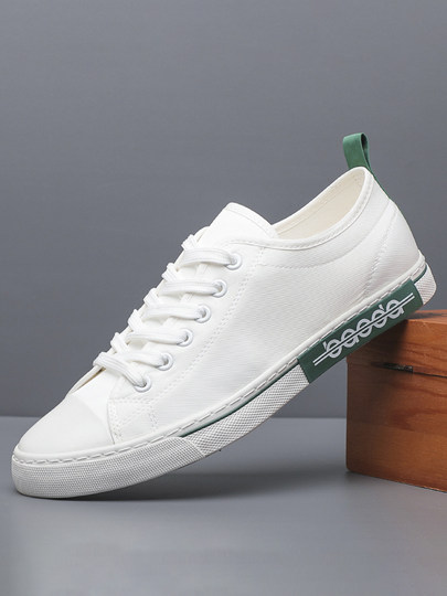 Canvas shoes men's shoes 2026 new spring breathable white shoes men's Korean style versatile casual shoes men's sneakers trendy