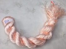 Light pink cross-stitch thread bright silk thread No. 819 silk light complementary color matching 6-strand embroidery thread embroidery thread velvet flower thread