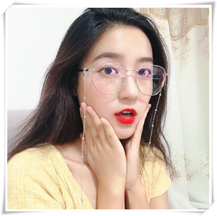 Phiên bản Hàn Quốc của retro Nhật Bản gọng lớn gọng kính mặt chuỗi hình dạng đồng bằng nữ mặt tròn với nam cận thị kính bảo vệ mắt