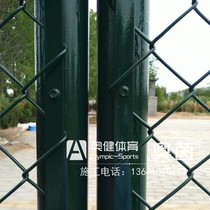 Aoyin Stadium Fence Plastic Outdoor PE Coated Galvanized Iron Wire Chain Hook Fence Isolation Fence Guardrail Sports Soft Net Top