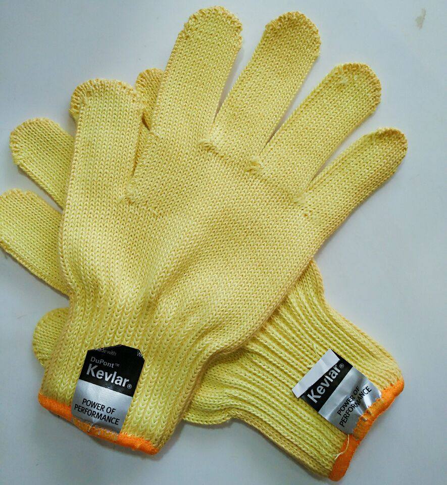 KevlarKevlar fiber tiger mouth reinforced anti-cut glove for kite-resistant and high temperature resistant