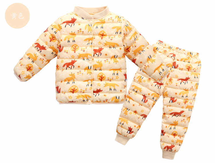 Trẻ em chống mùa mặc đồ lót trẻ em xuống đồ lót cotton cho bé trai và bé gái Áo khoác mùa đông cho bé quần áo trẻ em 10 tuổi