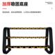 Hexagonal Round Head Rubber-Coated Dumbbell Rack for Commercial Gym Use, Electroplated Dumbbell Storage Rack, Fixed Three-Layer Dumbbell Rack