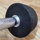 Tyneo Dumbbells Commercial Gym Dumbbells Round Head Fixed Rubber-Coated Dumbbell Set Home Personal Training Fitness Equipment