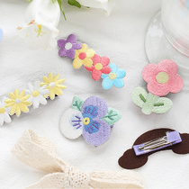 Cartoon Teenage Embroidered Hair Clip Adorable Little Fresher Head Decorated Hair Clip Liu Haifa Carson Series Hair Accessories Clip