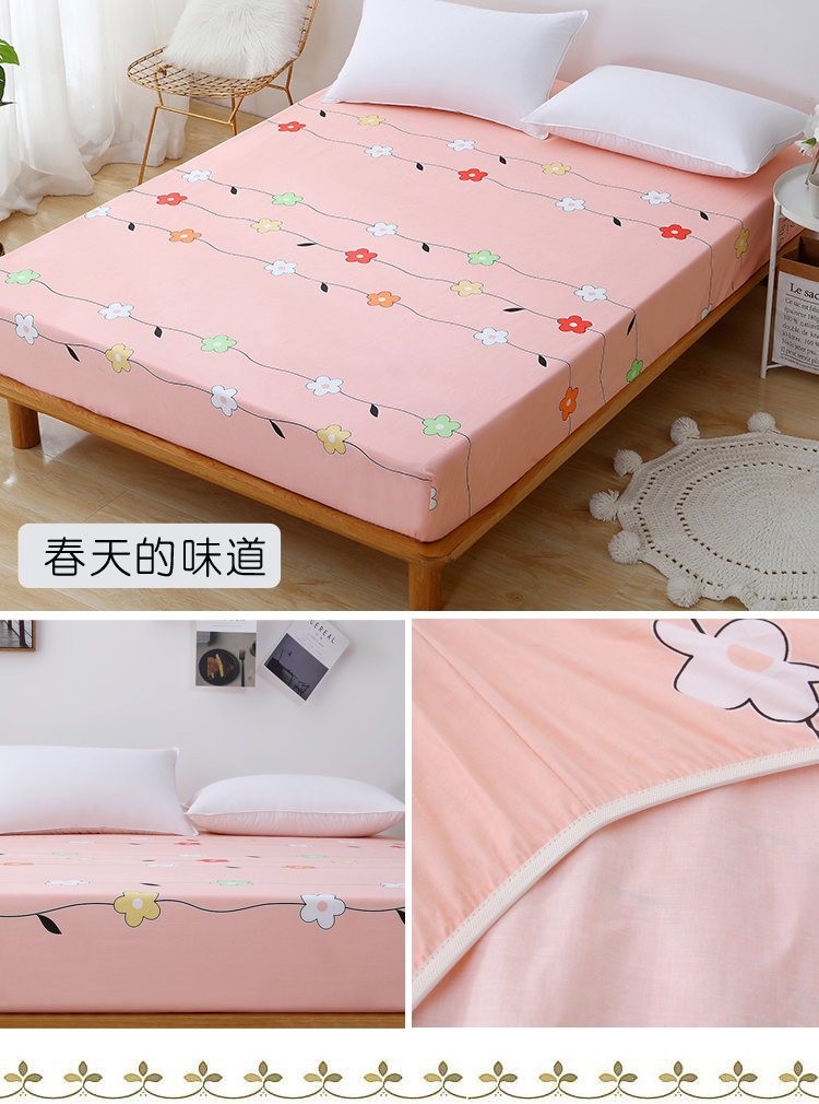 Một mảnh duy nhất của giường bông dày Li đôi 100% cotton chống trượt mat bedspread Simmons nệm bảo vệ tùy chỉnh - Trang bị Covers Ga phủ giường Everon